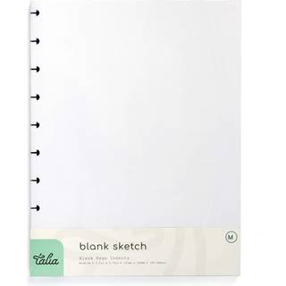 Talia Discbound Notebook Refills (mellemstore (7,5in x 9,75in) tomme sider)