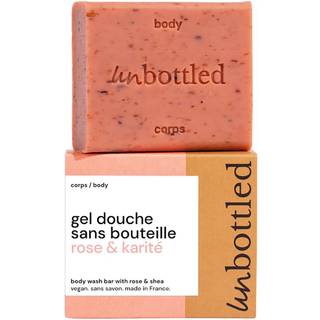 Unbottled - Body Wash Bar With Rose & Shea Ph Balanced Soap - Shower Bar - Rose & Shea - For Women