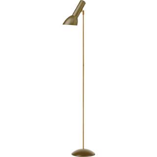 Oblique Gulvlampe Messing, olivengrøn