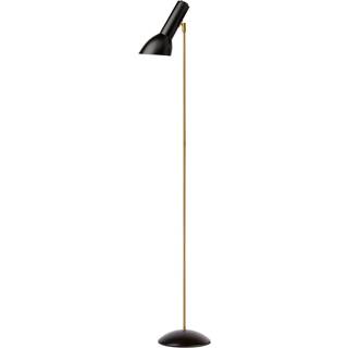 Oblique Messing Gulvlampe Sort - CPH Lighting