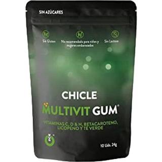 Wug Gum Multivit Vitamin C, H, D, Beta-Carotene, Lycopene And Green Tea 10 Units