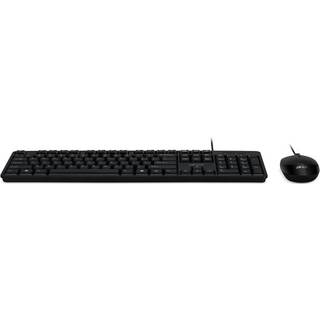 Acer AAK930 - keyboard and mouse set - Nordic - black - Tastatur & Mus sæt - Nordisk - Sort