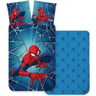 Junior sengetøj 100x140 cm - Vendbart sengesæt med Spiderman - 100% bomulds sengelinned