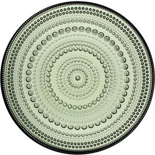 Iittala Kastehelmi Sidetallerken 17 Cm Fyrretræsgrøn - Asietter Glas Pine Green - 1070590