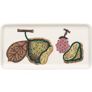 Iittala - Taika Rektangulær Tallerken 12 x 24 cm Sato - Kagefade - Heikki Orvola,Klaus Haapaniemi - Flerfarvet