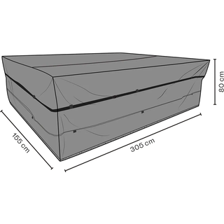 Brafab, Møbelbeskyttelse Spisebordsgruppe 305x155 cm waterproof