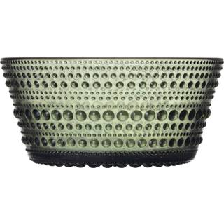 Iittala Kastehelmi Bowl 23 Cl - Serveringsskåle Glas Pine Green - 1070589