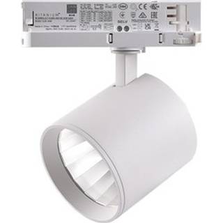 LEDlife 30W hvid skinnespot - 175 lm/W, RA 90, 38 grader, 3-faset - Dæmpbar : Ikke dæmpbar, Kulør : Varm, Spredning : 38°