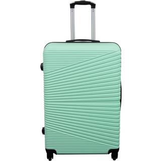Stor kuffert - Nordic mint - Hardcase kuffert - Smart rejsekuffert