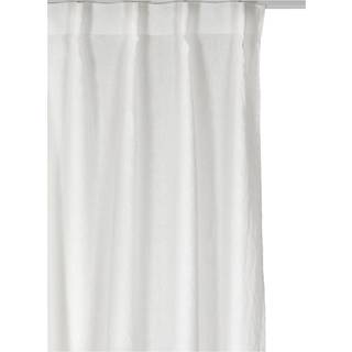 Himla Sunrise Gardin Med Plissébånd 140x290 Cm t - Gardinlængder Hør Hvid - L22230-00406-1202