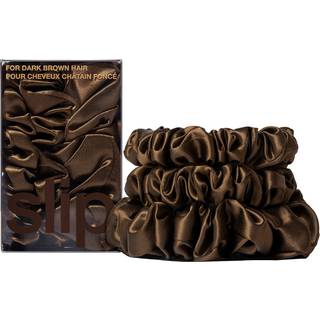 slip Tilbehør Hair Care 2 x Slipsilk™ Midi Scrunchies + 1 x Slipsilk™ Large ScrunchieSæt med hårelastikker Mørkebrun 3 Stk. (89,00 kr / 1 stk.) - 3 Stk.
