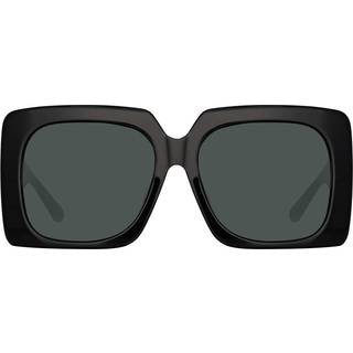 Linda Farrow SIERRA LFL1346 C1 61 Solbriller Kvinder Guld - Black Yellow Gold - 61mm