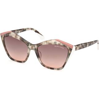 Guess GM0832 95F 59 Solbriller Kvinder Tortoiseshell - Light Green Pink White Tortoise - 59mm