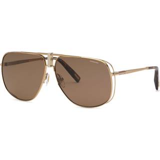 Chopard SCHG91V Polarized 8FFP 65 Solbriller Mænd Guld - Shiny Grey Gold - 65mm
