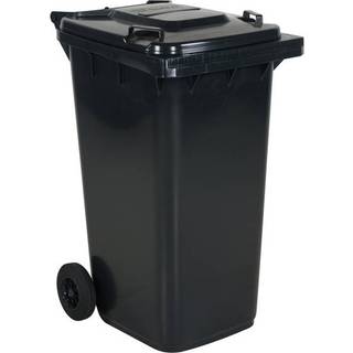 Affaldsbeholder 240l gråt låg
