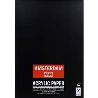 Acrylpapierblock DIN A4 20 Blatt 350g