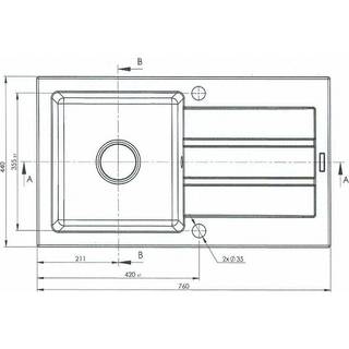 Vask MAIDSINKS Promo 76x44 1B 1D sort