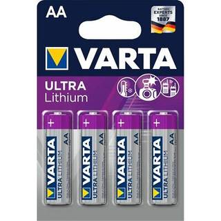 Varta Ultra Lithium AA Mignon Batterier 4er Blister