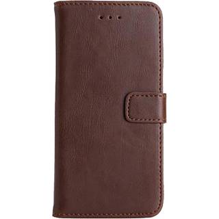 iPhone SE (2022/2020)/8/7 Wallet Læder Cover m. Pung Mørkebrun