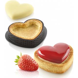 Kit Tarte Ring Amore Mini 3D Silikoneform, Silikomart Professional