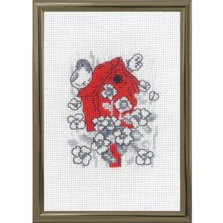 Broderikit Fuglehus R5794 10 x 15 cm Indeholder alt du behøver Nemme instruktioner inkluderet Dimensioner: 10x15cm Detaljeret fuglehusmotiv Farverige og klare mønstre.