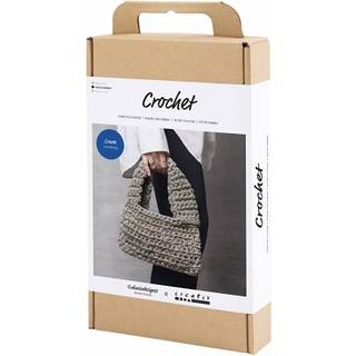 DIY Hækle Kit - Chunky Taske i Olivengrøn