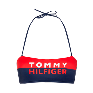 Tommy hilfiger Fixed Bendeau bikini top, rød, Størrelse: XS, Dame