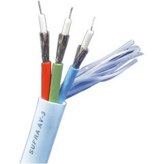 SUPRA 1001800356 Lydkabel 75 ohm 3x1x0,5 mm², 100 m