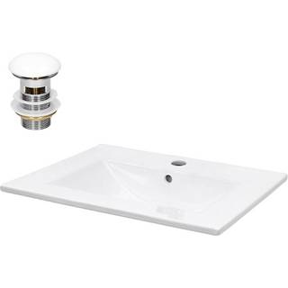 ECD Germany Håndvask 610 x 465 x 175 mm keramik hvid