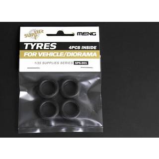 Tyres for Vehicle/Diorama (4pcs)