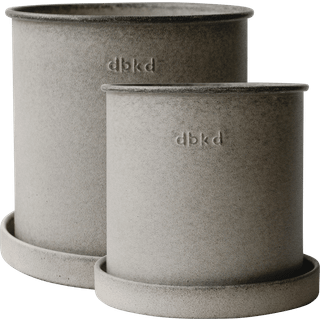 Dbkd Plant Krukke Small 2-pak - Krukker Plademetal Beige - 20230203BE