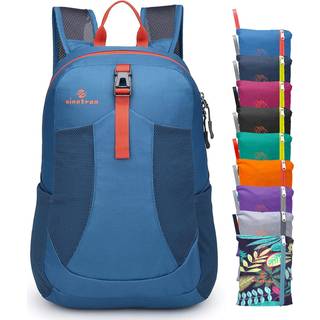 Sinotron Letv?gt Pakkbar rygs?k Lille sammenfoldelig vandrende rygs?k dagspakke til rejsecamping udend?rs ferie (bl?)