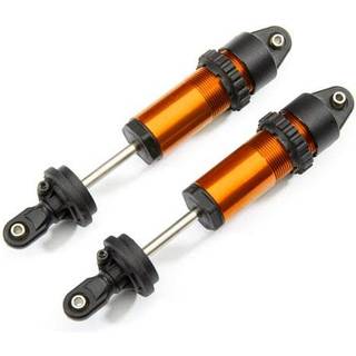 Traxxas - TRX8961T - GT Støddæmper i orange aluminium til Maxx®- 130mm - 2 stk uden fjedre - Fjedre TRX8967/ TRX8969