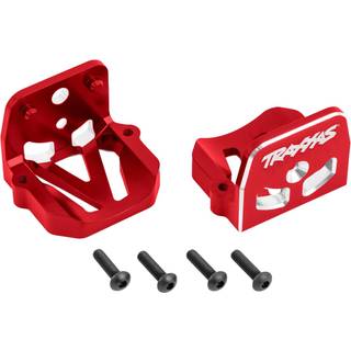 Traxxas - TRX7760-RED - Motor Mounts Front & Rear Set Alu red X-Maxx, XRT