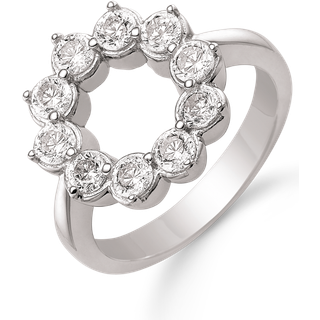 Støvring Design Rhodineret Sølv Ring 12249021