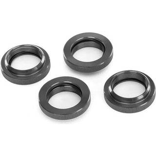 Traxxas - TRX7767-GRAY - Spring retainer (adjuster), gray-anodized aluminum, GTX shocks (4) (assembled with o-ring)