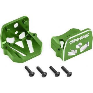 Traxxas - TRX7760-GRN - Motor Mounts Front & Rear Set Alu green X-Maxx, XRT