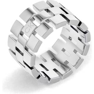 Stainless Steel Link Ring - Silver - 7.5