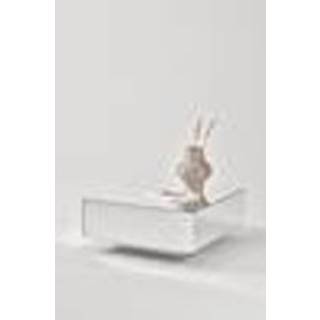 MOXY sofabord 80x80 cm - Transparent