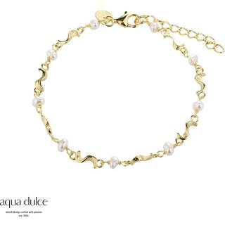 RHUMBA PEARL BRACELET | GOLDEN