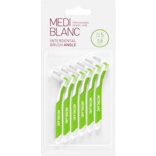 MEDIBLANC Interdental Pick-brush Angle Interdental børste 6 stk 0,8 mm Green 6 stk. - 6 stk.