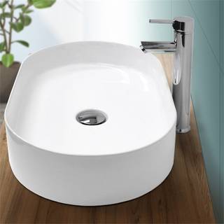 Keramisk håndvask forfængelighed bordplade vask håndvask 605 x 380 mm