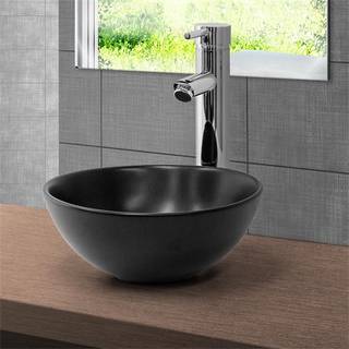 ML-Design keramisk håndvask i hvid højglans, Ø 28x11,6 cm, rund