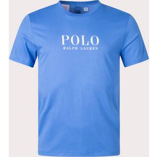 Polo Ralph Lauren Herren T-Shirt blau Jersey-Baumwolle unifarben