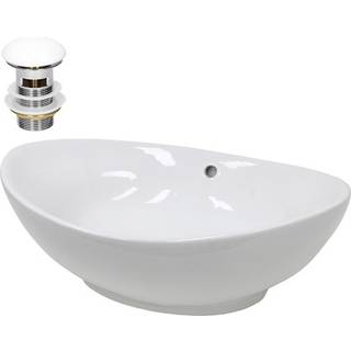 Keramik vask forfængelighed bordplade vask håndvask 590 x 390 mm