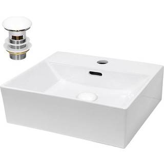 ECD Germany Hvid keramisk vask 415x360x130 mm