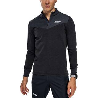 Swix Men's Dynamic Midlayer Half Zip Black/Phantom, L