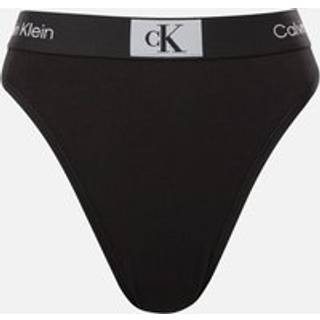High Waisted Brazilian Briefs - CK96 - Black - XS