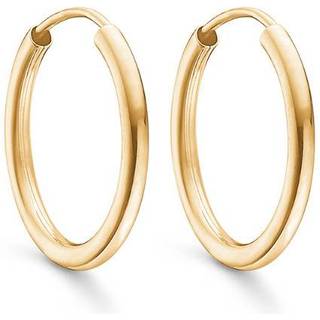 Støvring Design Creoler - 8 karat guld - 20 mm