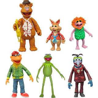 Muppets deluxe backstage actionfigurer boksede s?t